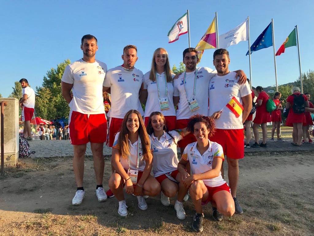 Oito galegos no europeo de Kaiak Polo 