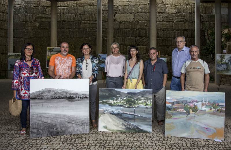 Tomiño e Cerveira disfrutaron da arte coa 7ª edición do Certame de pintura ao Aire Libre Antonio Fernández 