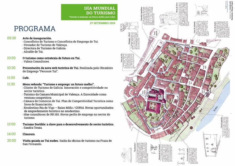esta mañá na xornada “Turismo e emprego: un futuro mellor para todos” que se celebrou na aula da UNED, n
