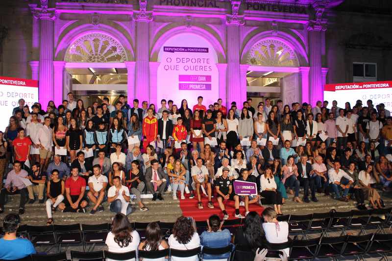 As emocións, a música e o talento foron tamén protagonistas na Gala do Deporte de Élite da provincia de Pontevedra