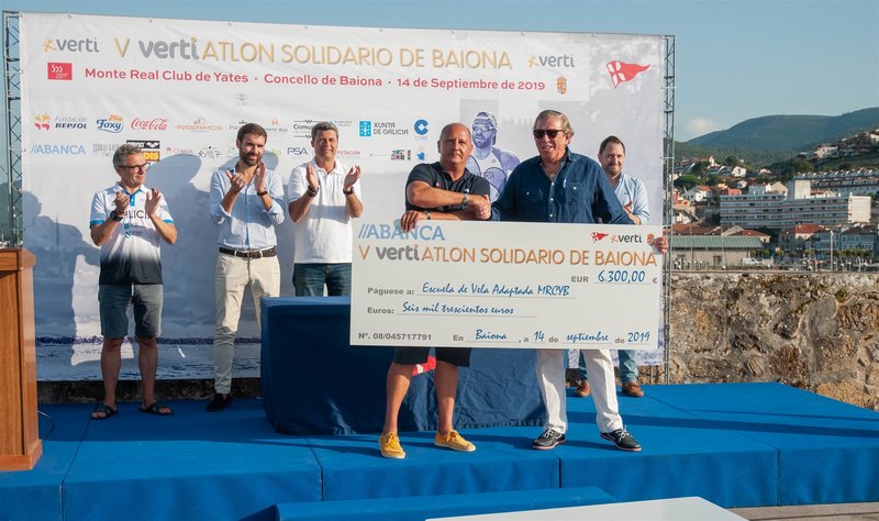 Novo éxito solidario do Vertiatlón de Baiona