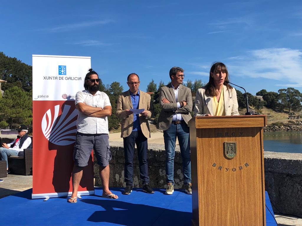 A Deputación leva o seu compromiso coa transición ecolóxica e a reducción de plásticos ao Barbeira Fest de Baiona