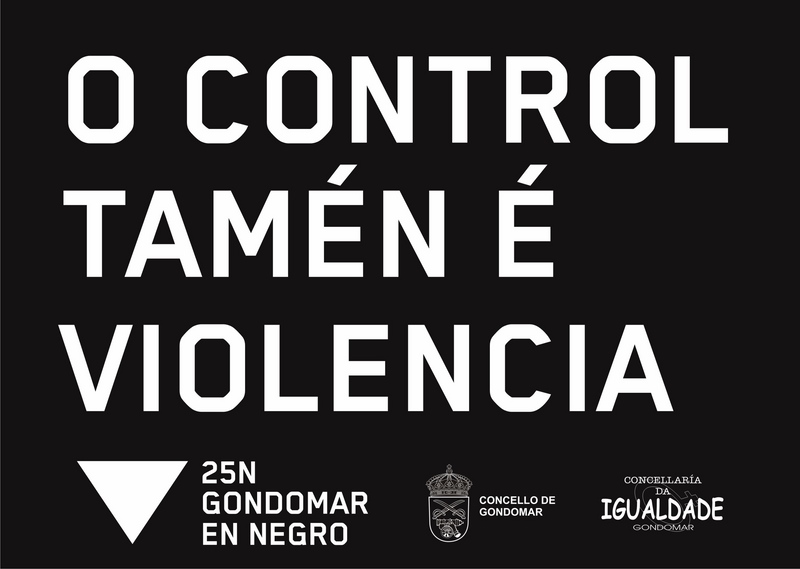 Gondomar súmase un ano máis á campaña “En negro contra as violencias”