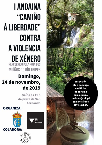 I Andaina “Camiño á liberdade” contra a violencia de xénero dentro da campaña “Tui en negro"