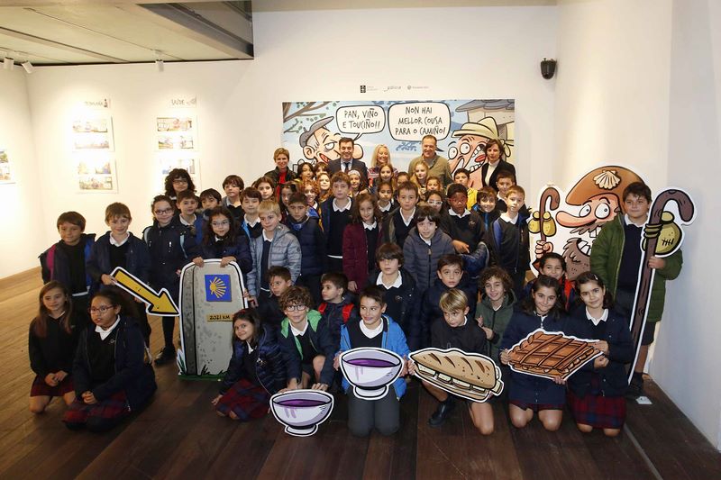  'O Camiño do Humor' de Luis Davila chega ao Museo do Mar de Vigo