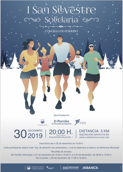 O Concello do Porriño anuncia a apertura das inscricións para a primeira edición da carreira “San Silvestre Solidaria”