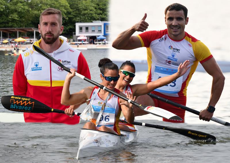 Tanía Fernández, Tania Álvarez, Carlos Arévalo e Tono Campos os mellores do piragüismo galego no 2019