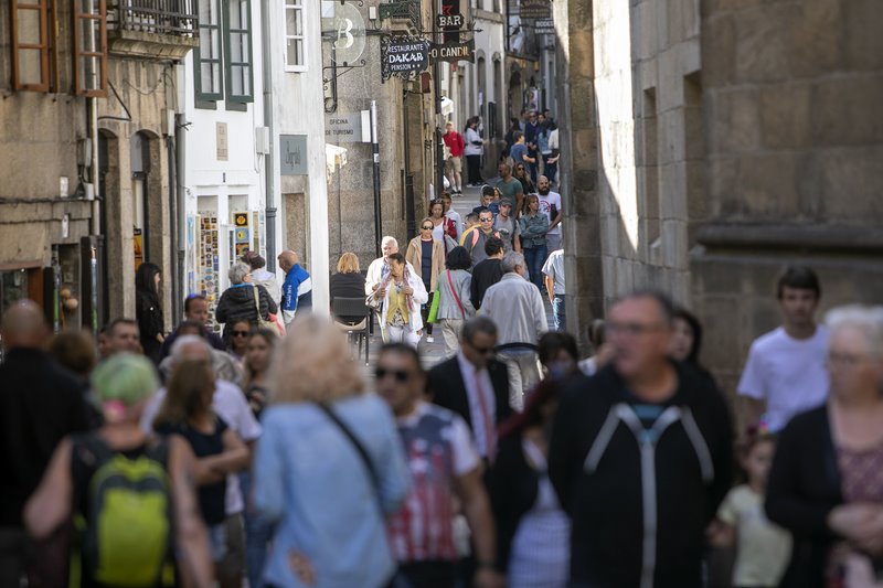 Galicia acada as mellores cifras de turismo da súa historia tras subir un 5,6% máis que a media estatal