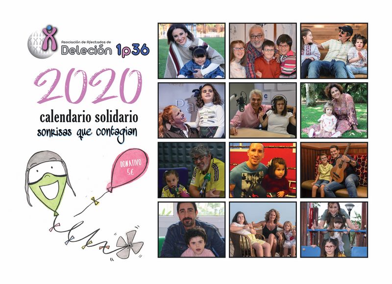 A Asociación de Persoas Afectadas pola Deleción 1p36 de Tui, presenta o novo calendario solidario para 2020