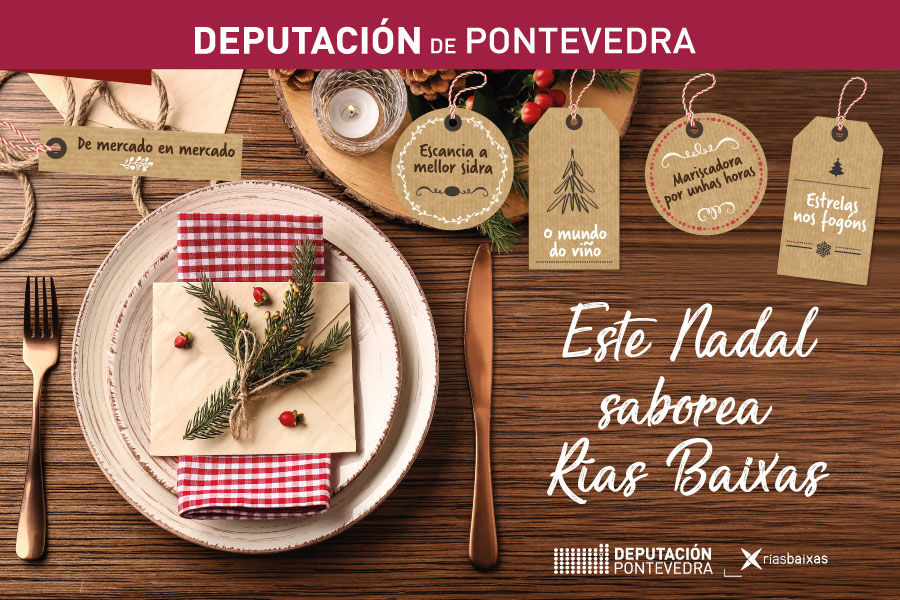 “Este Nadal saborea Rías Baixas”, unha campaña comprometida cos productos de proximidade e co medio ambiente