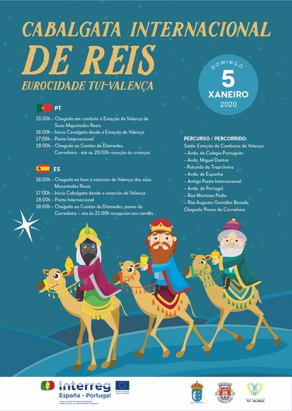 A Cabalgata Internacional de Reis da Eurocidade Tui-Valença, 10 anos levando a maxia polas rúas destas vilas raianas