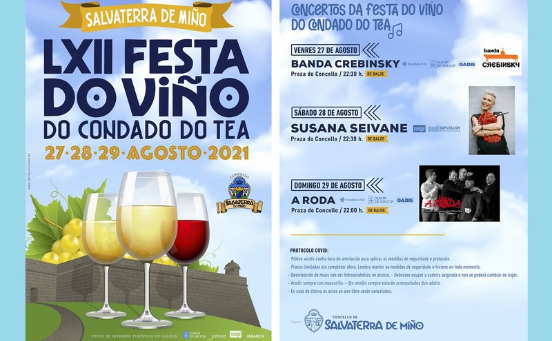 Salvaterra prepárase para a LXII Festa do Viño do Condado do Tea