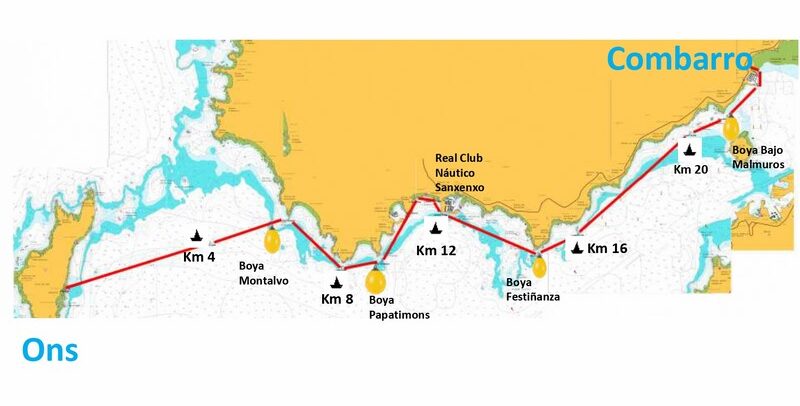 Máis de 120 nadadores participarán na terceira proba da Tripla Coroa Illas Atlánticas, entre Ons e Combarro