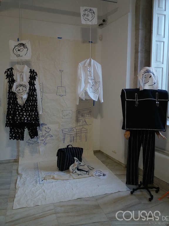 Nove creadoras e creadores formados en Esdemga reivindican nunha exposición o protagonismo do grafismo na moda