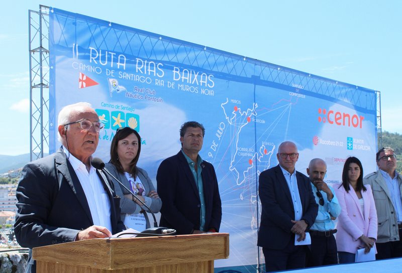 25 veleiros peregrinarán de Baiona a Compostela coa II Ruta Rías Baixas